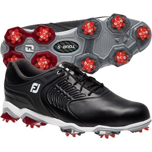 Mens Golf Shoe Footjoy Tour-S Medium 9 Black 55304 for sale  display picture 1