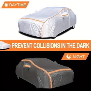 Car Cover Fit For Sedan 186"-193" 6 Layers Dupont Oxford Car Cover Waterproof