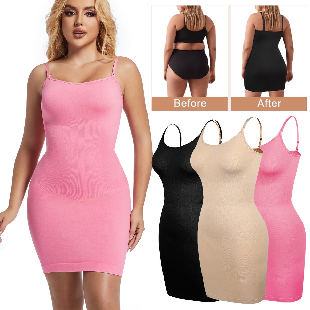 loose slip for under dress Vlazom Long Slip Dress for Women, Basic Adjustable Spaghetti Straps Cami Slip  Dress Soft V Neck Nightgown Under Dresses at Amazon Women's Clothing store
