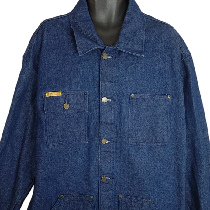 Denim prison cheap jacket