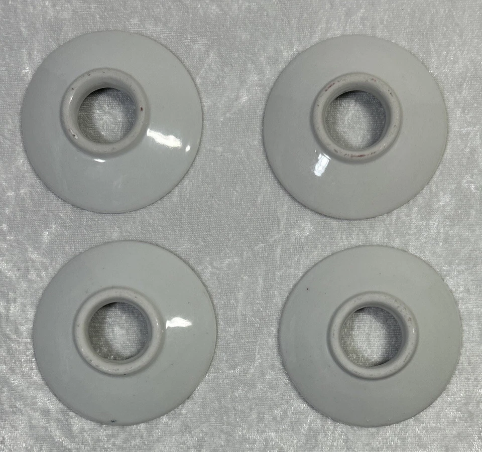 4 coronas festivas de porcelana para atrapas el goteo de Navidad MCM DE COLECCIÓN Foto 3 de 4