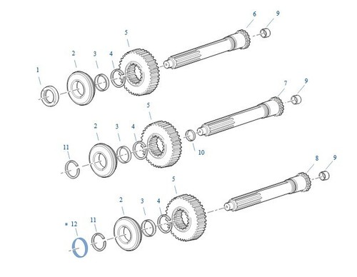Main Drive Pinion Gear for Fuller RTO 14610 Transmission. #EF67210 19642, 20460 - Picture 5 of 11