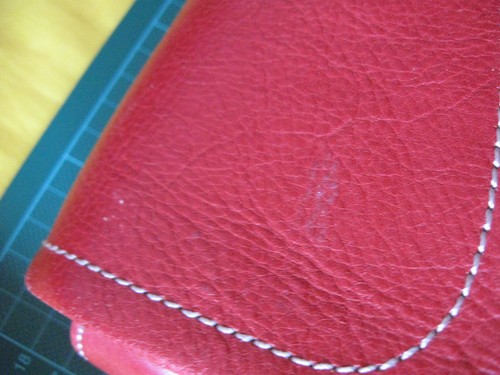 Fossil: 1 rote Damentasche, Details siehe Bilder! - Bild 9 von 9