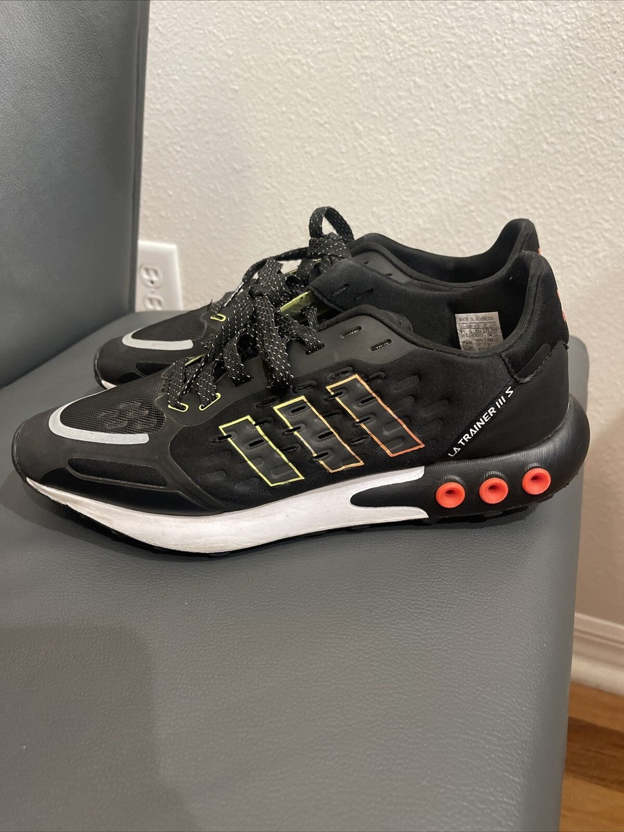 スニーカー LA SCARPA SNEAKER (32718-350) Size 9.5 - adidas LA Trainer 3 Black Solar Red | eBay
