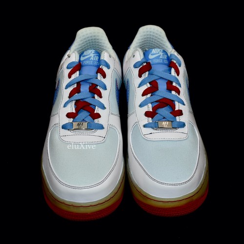 Neu mit Etikett Nike Air Force 1 Premium '07 'South Philly' gletscherblau Herren 10,5 ORIGINAL - Bild 4 von 12