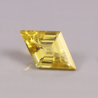 10.00 Ct AAA Natural Flawless Ceylon Yellow Sapphire Fancy Cut Loose Gemstone