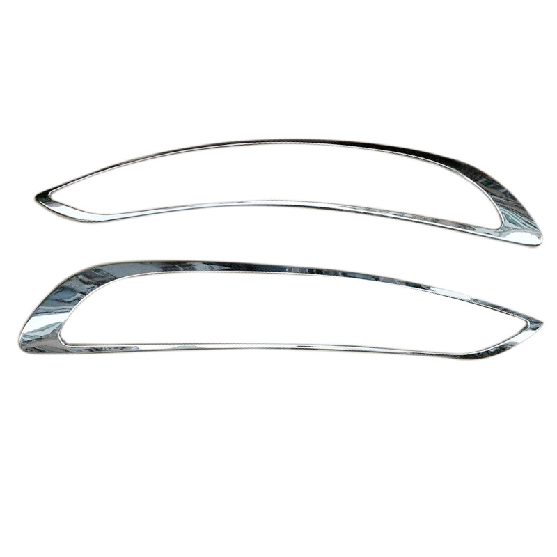 Front Head Light Cover Chrome Accessories Trims For Jeep Cherokee