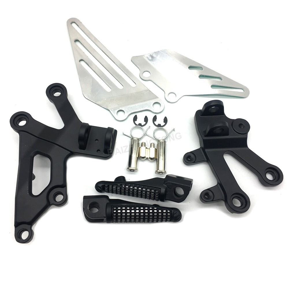 knoll1脚 黑色发球杆前脚钉支架适合川崎忍者ZX12R 2000 - 2005 04- | eBay