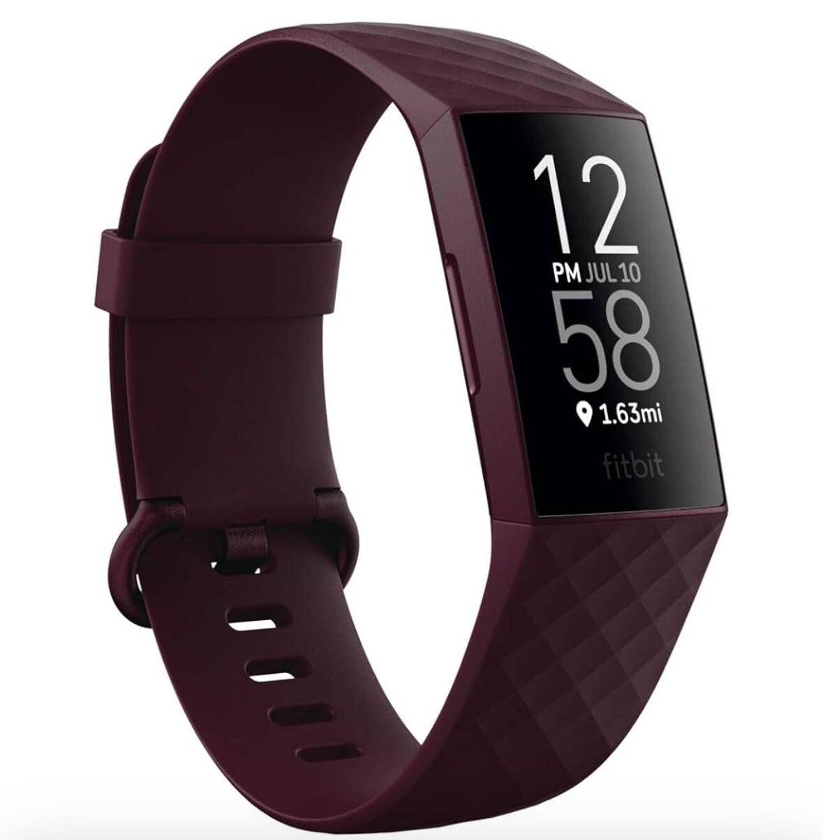 Fitbit Charge 4 Rosewood Fitness Tracker No Box Included-image