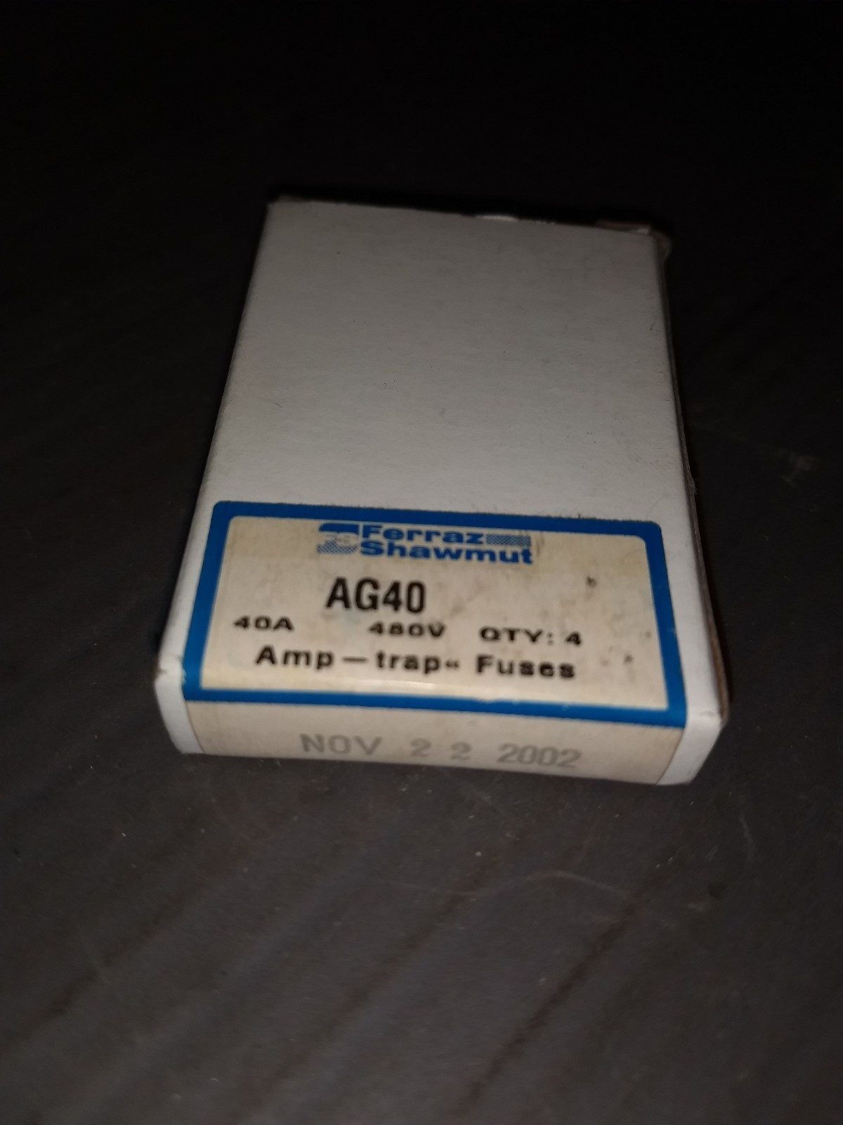Ferraz Shawmut Ag40 Fuse 40a 480vac Class G 4 Pack For Sale Online Ebay