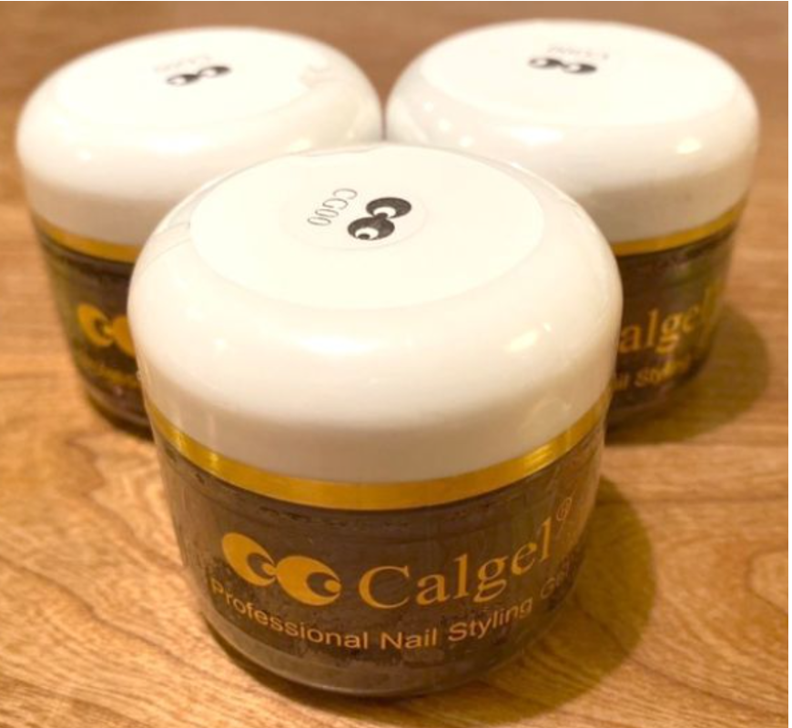 Lot of 3 set Calgel Clear gel 10 g CG 0 base / top gel Nail