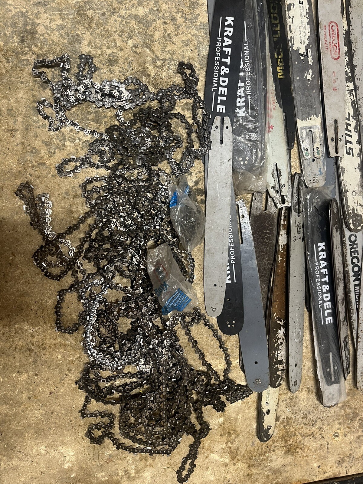 Chainsaw Bars And Chains Job Lot eBay