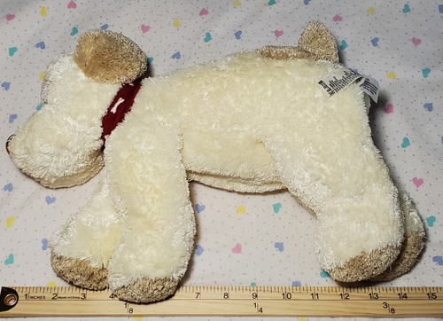 Set 2 Marks & Spencer Floppy Cream cuccioli cani collare osso giocattoli morbidi mamma e cucciolo - Foto 20 di 21