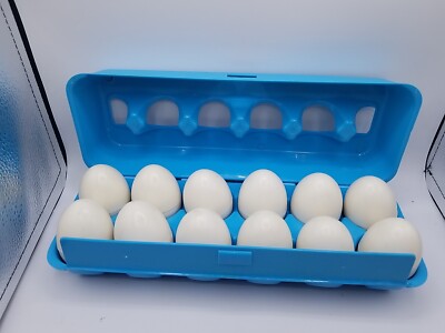 VINTAGE ONE DOZEN EGGS COUNT EM CHILD GUIDANCE TOY Complete 
