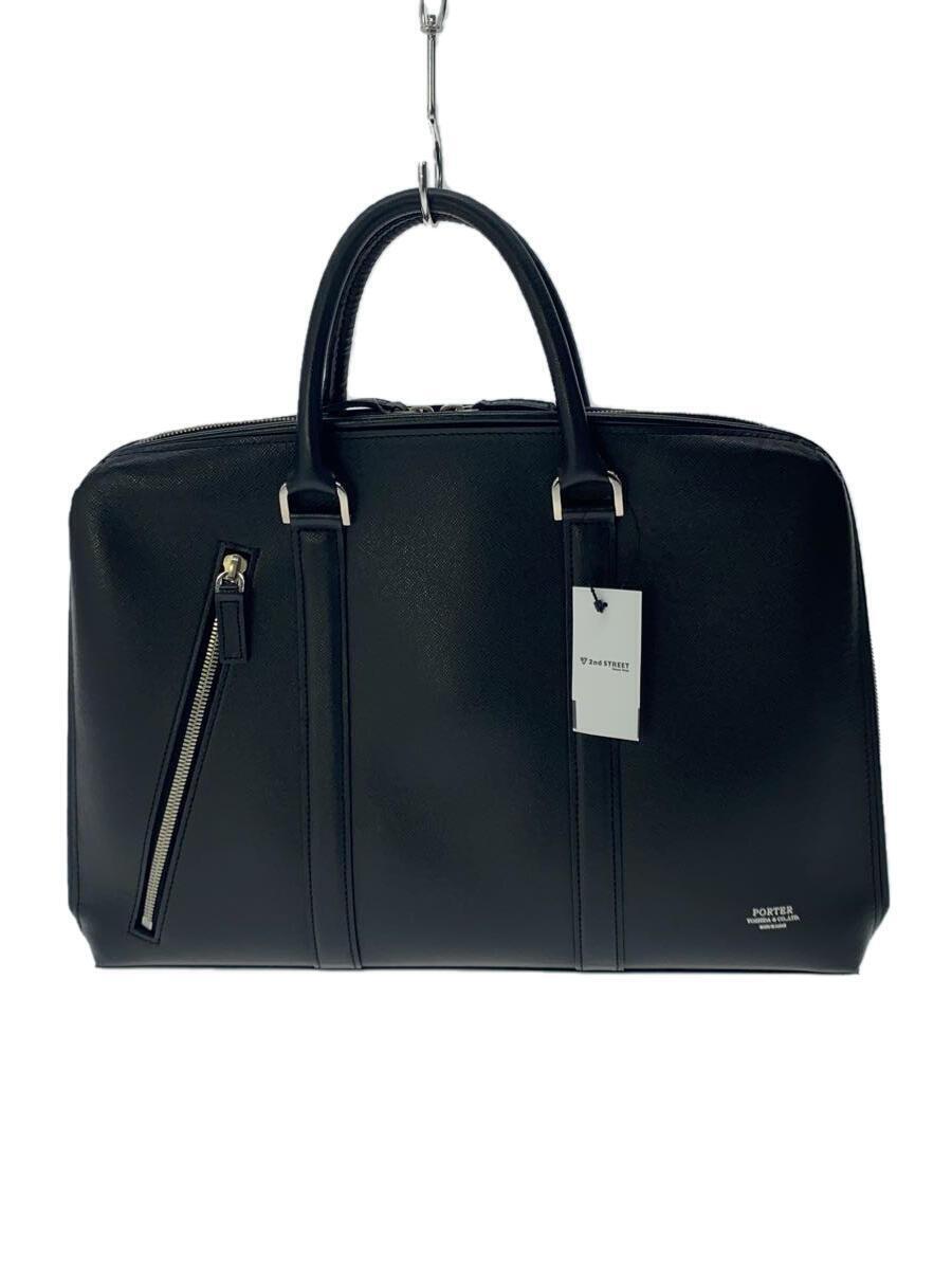 Porter Avenue Briefcase S/Leather/Blk/Plain/024-04331 LTD Porter Avenue Briefcase S/Leather/Blk/Plain/024-04331 LTD