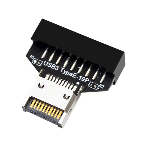 USB3.2 Type-E 20Pin vers USB 19P Châssis Avant USB Type A Type C Rallonge New S3 - Photo 4/9