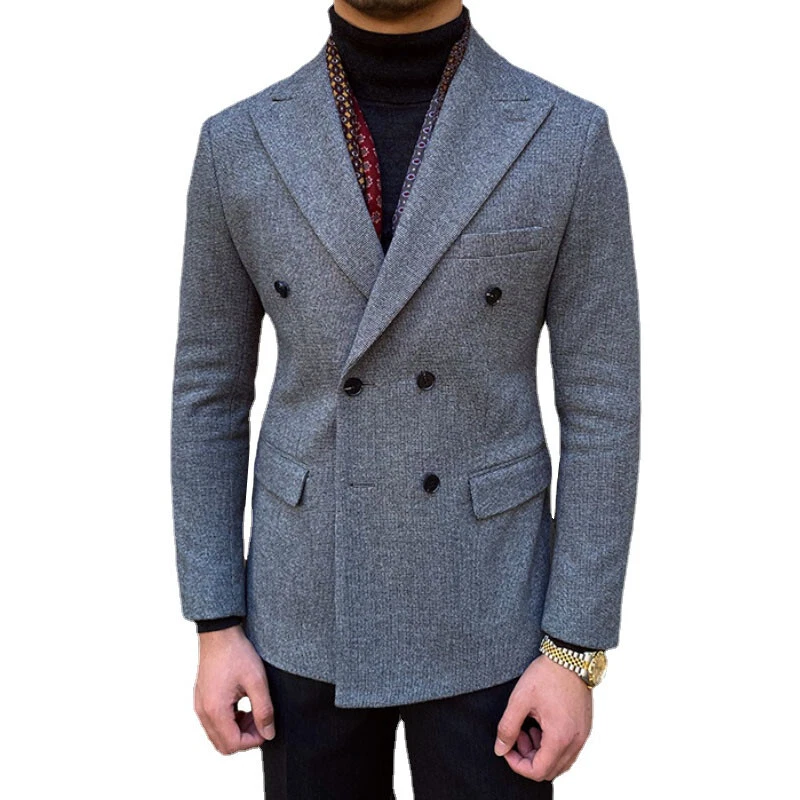 British double store breasted suit