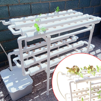 Hydroponic system Grow Kit 72 Plant Sites 2 layer Plant Vegetable Hydrokultur