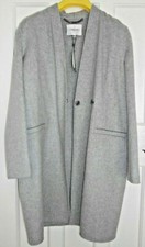 L K Bennett Grey 'sandra' Coat - Stated Size 14.