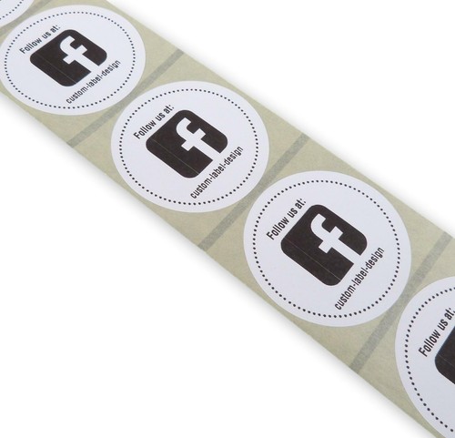 Customised Social Media Stickers Custom Social Media Instagram Facebook Twitter - Picture 8 of 12