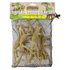 Rhode Island Novelty - Discovery Expedition Toys -DINOSAUR FOSSILS SET (8 Piece)