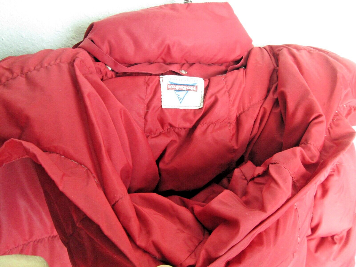 Vintage 1970's Holubar Goose Down Parka men S Puffer Hood Jacket