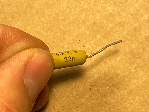 Vintage Mullard .001 uf 400v Mustard Treble Bleed Capacitor Guaranteed (Qty Ava) - Picture 4 of 5