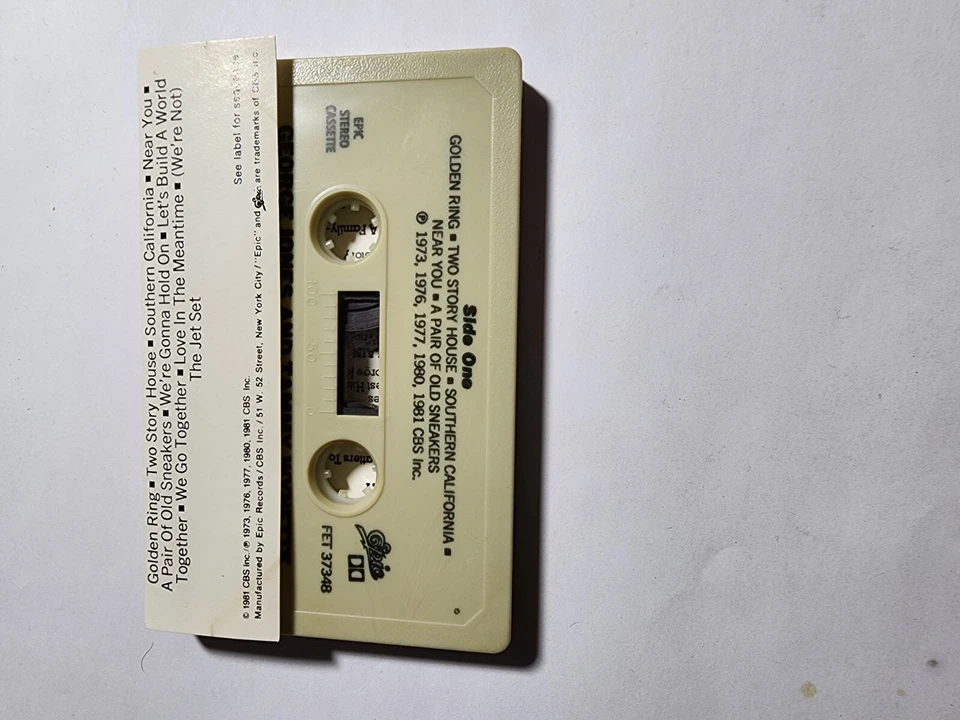 George Jones & Tammy Wynette: Encore (Cassette, 1981, Epic Records) VG+ CS21 - Image 2 of 2