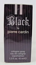 Pierre Cardin Black Cologne Spray by Five Star 1.5 oz / 45 ml NEW in BOX *SEALED