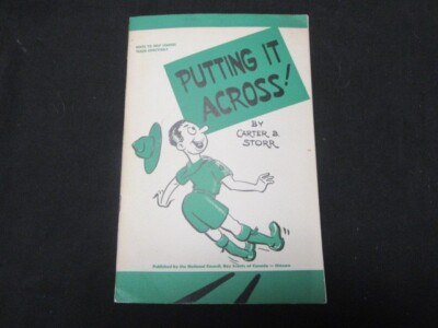 Putting it Across! By Storr, Hints to Help Leaders Teach Effectively     BB