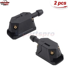 2Pcs Universal Car Windshield Washer Wiper Sprayer Nozzle Front Window Spray Jet