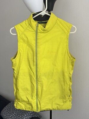 Men s Rapha Packable Transfer Insulated Vest Gilet Size Small in Chartreuse 