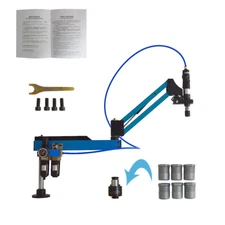 Flexible Arm Pneumatic Air Tapping Machine Vertical Tapping M3-M12 ISO