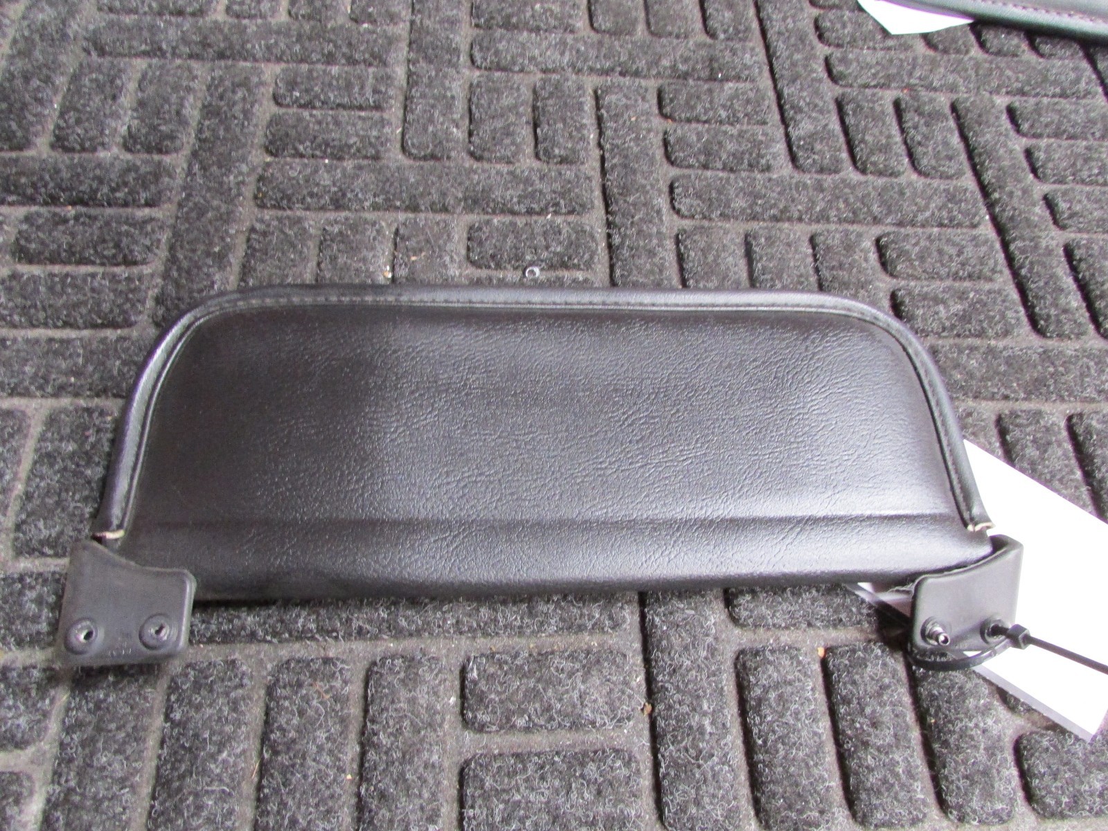 Ferrari 308, 328, LH, Left Sun Visor, Black, GTS, Used, P/N 60992900