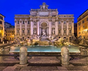 Trevi Fountain Rome Italy Painting Artwork Paint By Numbers Kit DIY