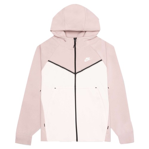 Nike Women's Sportswear Tech Fleece Windrunner Full-Zip Hoodie, Large, Pink