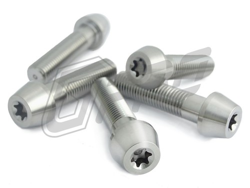 Tornillo de perno titanio M10 25L 30L 35L 40L 50L 60L cono Torx hexagonal forjado P1.25/1.5 - Imagen 32 de 38
