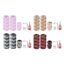 8Pcs Quad Roller Skate Wheels with Bearings 82A PU Wheels Replacements