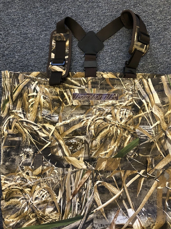 Kobuk Premium Hybrid Realtree Max-5 Camo Hunting Wader Lug Boot Size 13 Reg 600G - Image 3 of 4