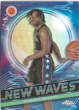 2023 Topps Chrome McDonald's Isaiah Collier New Waves Refractor SP RC #NW-10