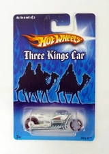 Hot Wheels Airy 8 Three Kings White Die-Cast Motorcycle 2007