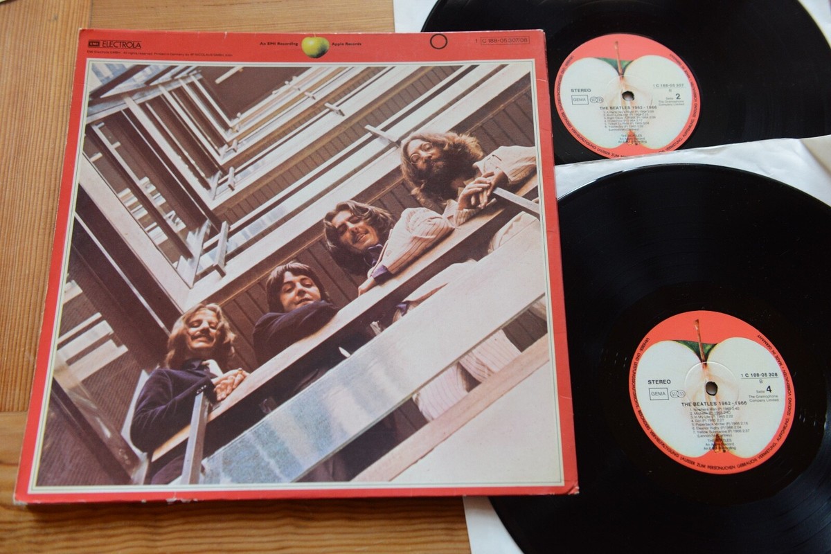 The Beatles 1962-1966 Red Album 2 LP gatefold EMI 188-05 307