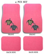Car Truck Universal Fit Crystal Bling Stone Studded Pink Carpet Car Floor Mats Car Truck Universal Fit Crystal Bling Stone Studded Pink Carpet Car Floor Mats