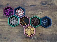 Board Game Resource Trays | Token and Game Piece Organizers | Craft Organization