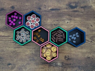Board Game Resource Trays | Token and Game Piece Organizers | Craft Organization - Image 1 of 4
