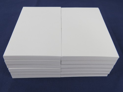 6 unidades, 3" x 5", 300 hojas/50 por bloc de notas rascador, tapa de pegamento blanco sin forro - Imagen 3 de 4