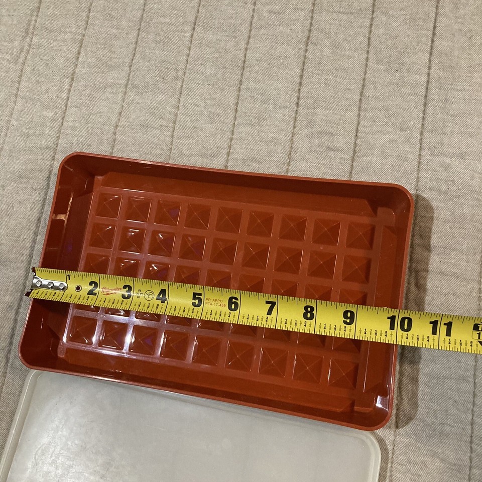 Vintage Tupperware Deli Meat Keeper Paprika Red with Lid Made in USA Drain eBay