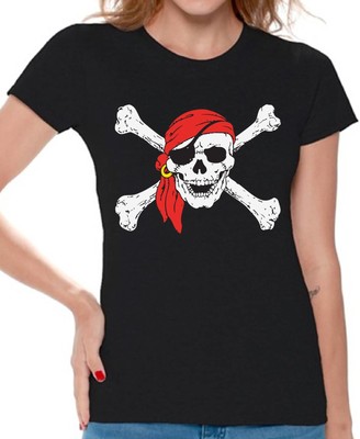 Pirate Drapeau T-Shirt Crâne & Crossbones Pirate Flag Shirts Pirate Drapeau T-Shirt Crâne & Crossbones Pirate Flag Shirts