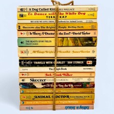 Animals & Pets Fiction Lot of 16 Vintage Paperbacks Books 1970s 1980s Herriot