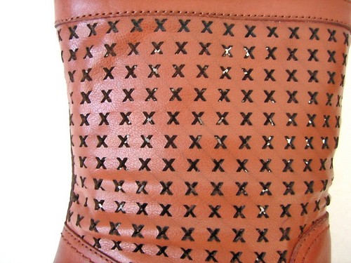 Nuevo con etiquetas Donald J Pliner Mujer DMSX Tev Bota Talla 7.5 (EE. UU.) Ladrillo Láser Vachetta - Imagen 11 de 12